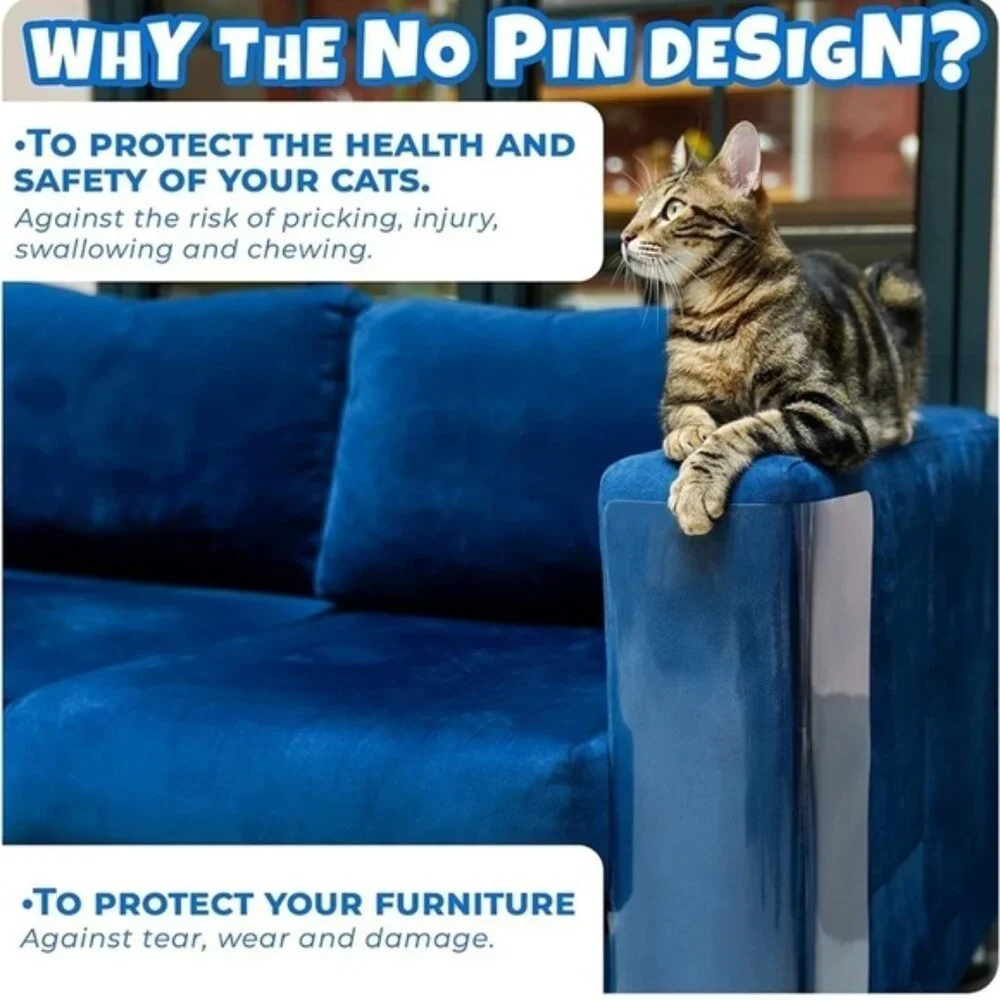 Brand New Cat Scratch Furniture Protector No Pin Flexible Durable Barrier